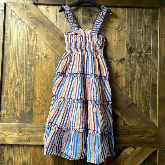 TULAROSA Ingrid Dress In Navy Multi - Picture 6 of 15